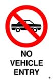 No Vehicle Entry